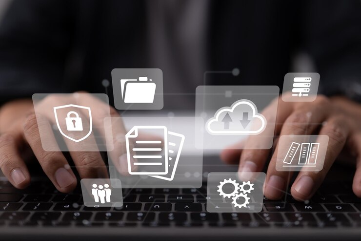 document-management-laptop-online-documentation-database-digital-file-storage-retrieval-solution-software-management-company-resources_27634-832